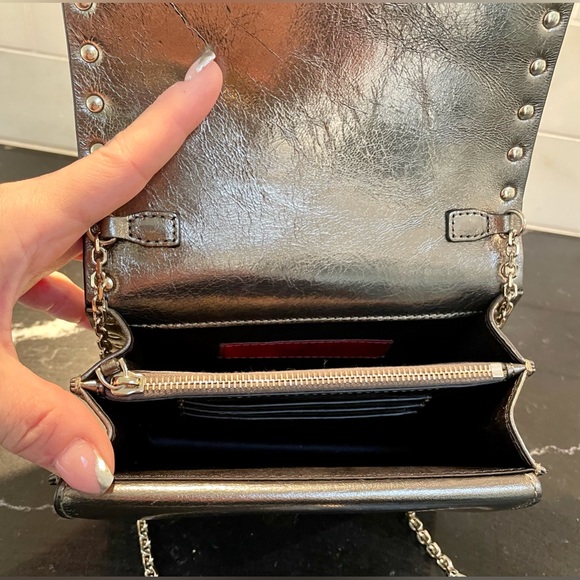 Authentic Valentino RockStud 🖤 Chrome Small/Mini 🖤 - Picture 5 of 12